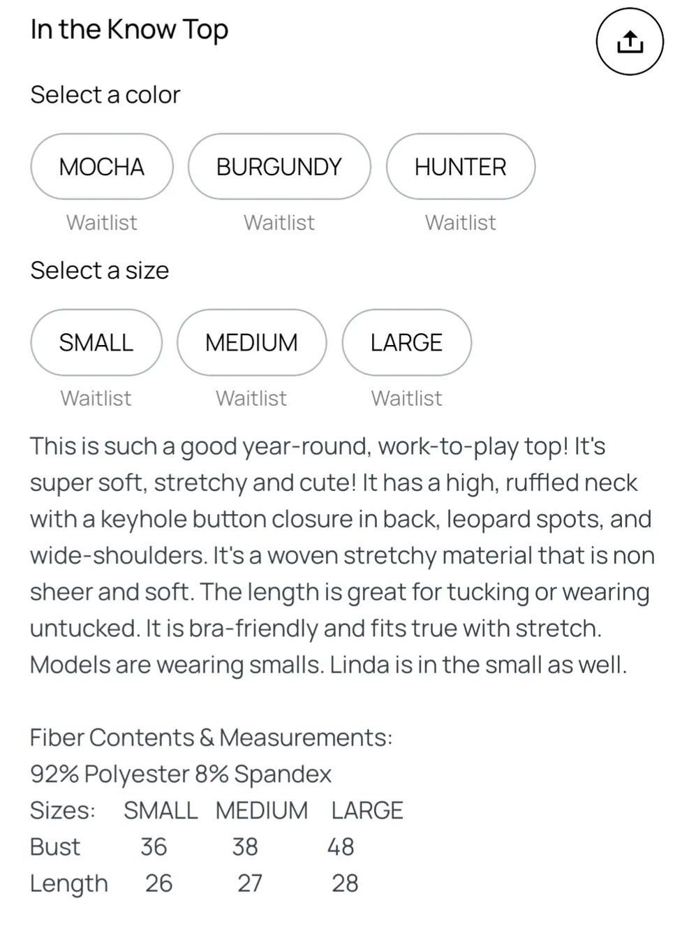 mts Pink Rust Leopard Print Top - Picture 7 of 7